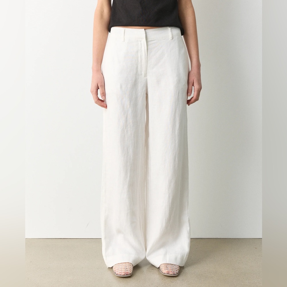 Glassons White Linen Pants